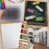 Personalized Pencil & Crayon Children's Magnet For Art Display SVG File-For Laser Engraving